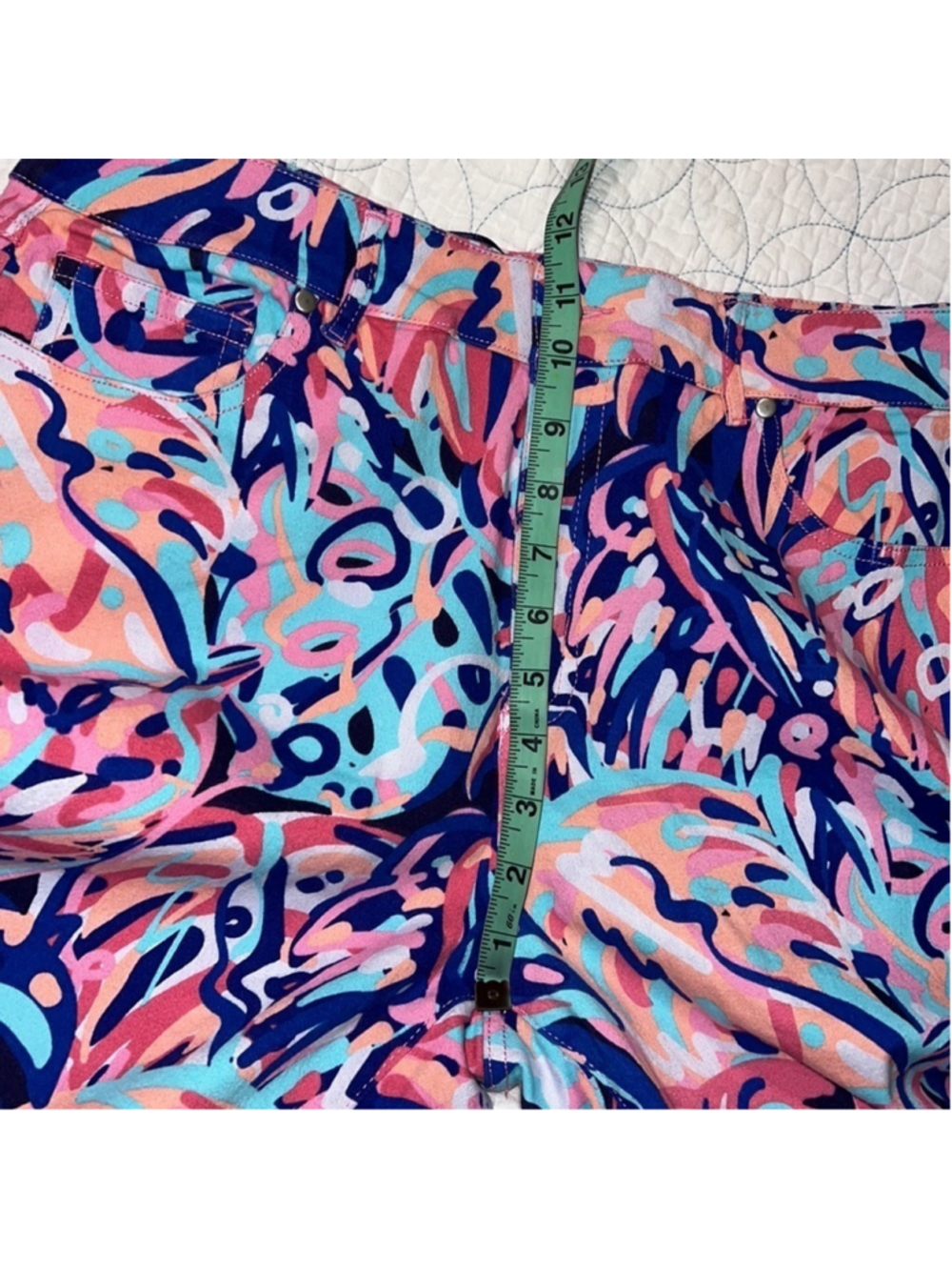 Simply Southern womens size XL rainforest pants frilly hem pastel colors NEW NWT - Picture 10 of 14